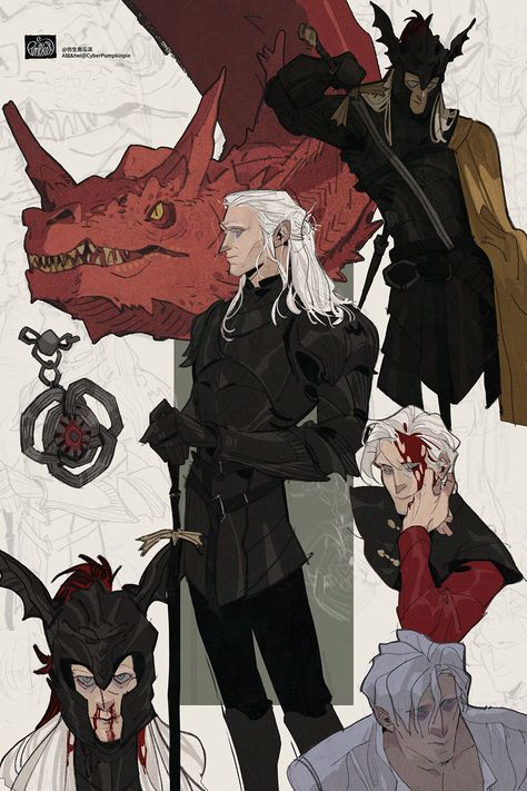 Daemon Targaryen, Targaryen Art, Výtvarné Reference, Asoiaf Art, Desenhos Harry Potter, Gra O Tron, Game Of Thrones Art, House Of The Dragon, House Of Dragons