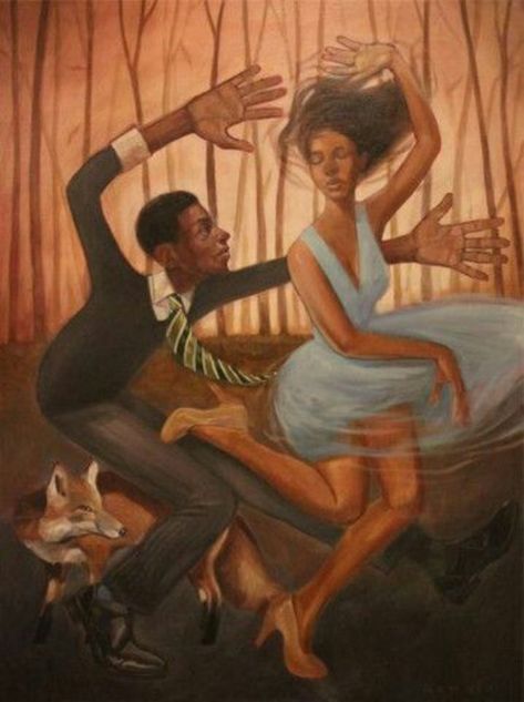 A Lover’s Night Dance Fever, Fox Trot, Dancing Art, Black Afro, Mississippi Delta, Art Enthusiast, Art Major, Dance Paintings, Dance Poster