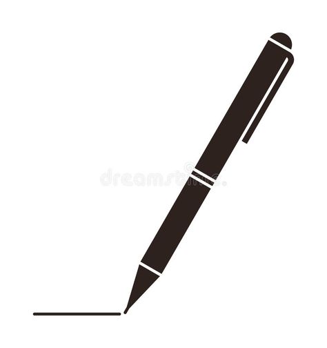 Pen symbol. Pen isolated on white background #Sponsored , #Paid, #ad, #symbol, #white, #isolated, #Pen Pen Logo, Big Pen, Pen Icon, Abstract Graphic, Background Illustration, Instagram Icons, Design Template, Icon Design, Stock Photography