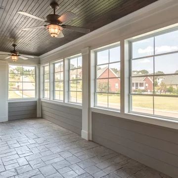 Florida Room Ideas Sunrooms, Porch To Sunroom Conversion, Sunporch Ideas, Porch To Sunroom, Sunroom Flooring, Rustic Sunroom, Four Season Sunroom, Sunroom Remodel, Sunroom Windows