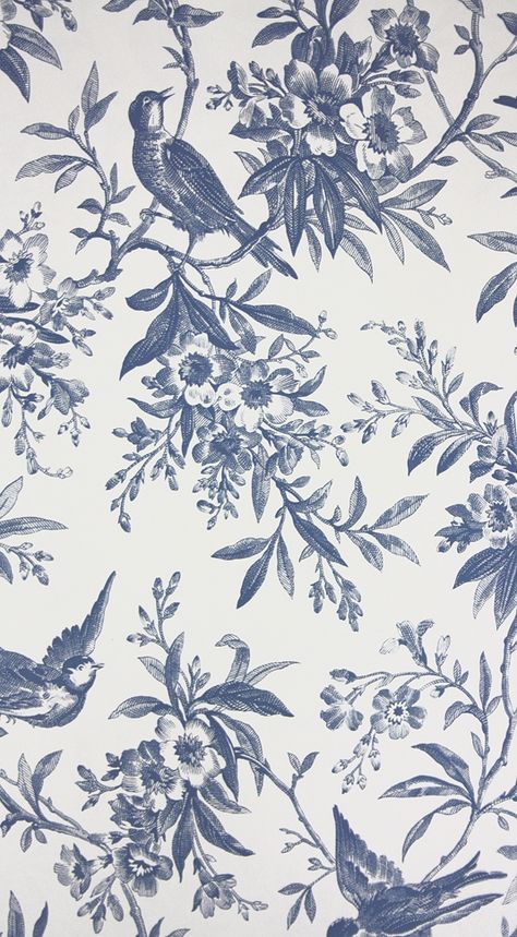 Red Toile Wallpaper, Wallpaper Thibaut, Blue And White Toile, Country Pub, Flowering Branches, Red Toile, L Wallpaper, Toile Pattern, Toile Wallpaper