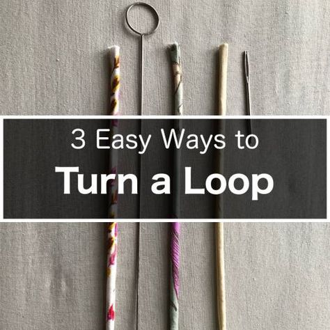 Turning Loops/Spaghetti Straps – Three Ways How To Make Spaghetti Straps, How To Sew Spaghetti Straps, How To Sew Straps, Serging Projects, Sewing Activewear, Sewing Area, Fat Quarter Projects, Sewing Equipment, Diy Things