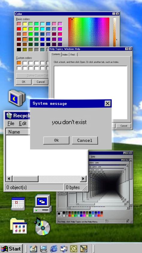 Computer Windows Aesthetic, Y2k Windows Wallpaper, Old Computer Screen Wallpaper, 90 Computer Aesthetic, Windows Xp Nostalgia, Webcore Iphone Wallpaper, Old Windows Computer Pop Up, 2000s Windows Wallpaper, 2000s Computer Background