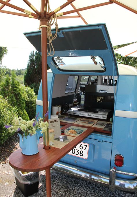 VW Cafe - rear view | My wife runs a small company called "T… | Flickr Volkswagen Bus Interior, Kombi Trailer, Cargo Van Conversion, Minivan Camper Conversion, Mini Vans, Kombi Motorhome, Best Campervan, Volkswagen Camper Van, Van Storage