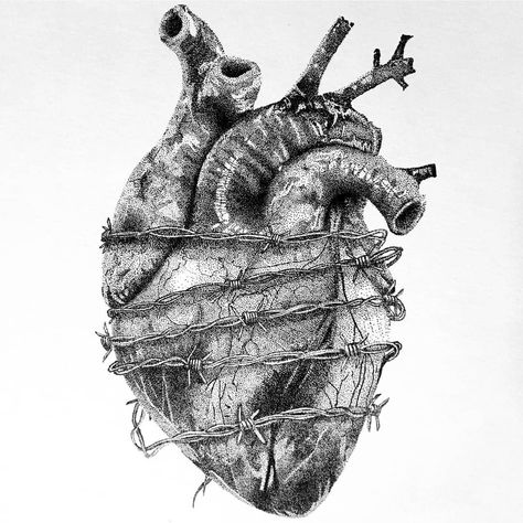 THE HEART SYMBOL on Instagram: “Breaking free from delusions may cause pain and trauma, just like breaking free from a chain. We must get rid of self deception and wishful…” Breaking Free Photography, Art Sketches Heart Break, Heart In Chains Drawing, Chained Heart Drawing, Breaking Free Drawing, Ripping Heart Out Of Chest Drawing, Breaking Free Art, Heart Break Tattoos, Breaking Free Tattoo