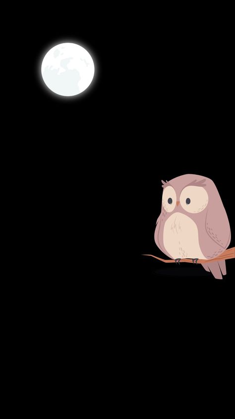 Download Owl wallpaper Owl Wallpaper Aesthetic, Moon Wallpaper Iphone, Owl Wallpaper Iphone, Owl And Moon, Swan Wallpaper, Cute Iphone Wallpaper Tumblr, Owl Wallpaper, Moon Wallpaper, Owl Cartoon