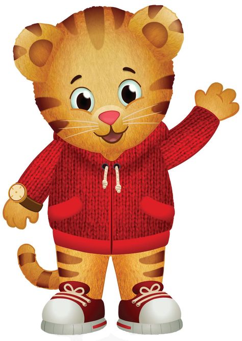 My daughter turned three a few months ago.   Her favorite tv show is Daniel Tiger's Neighborhood.   I decided to decorate with all Daniel T... Daniel Tiger Party, Daniel Tiger Birthday Party, Tiger Birthday Party, Daniel Tiger Birthday, Mister Rogers Neighborhood, Daniel Tiger's Neighborhood, Tiger Birthday, Tiger Iron, Fred Rogers