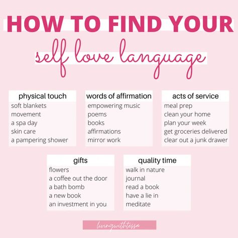Self Love Games For Women, Self Love Language, Healing Routine, Best Self Journal, Love Language Physical Touch, Ways To Love Yourself, Love Yourself More, Ways To Love, Practicing Self Love