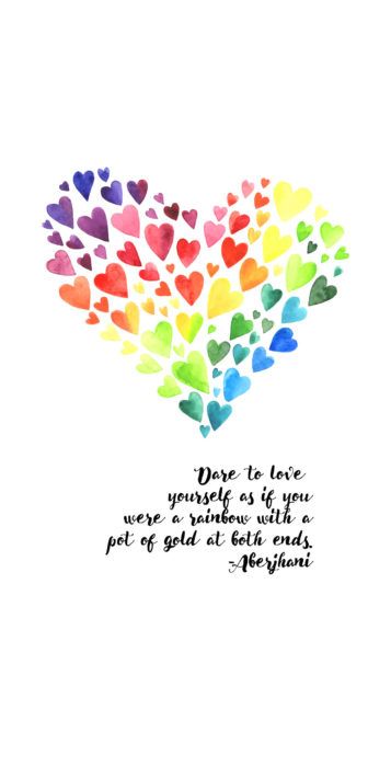 Rainbow Hearts Digital Wallpapers Cute Rainbow Drawings, Rainbow Drawing Ideas, Hadiah Untuk Guru, Rainbow Inspiration, Wallpaper Drawing, Rainbow Drawing, Rainbow Pictures, Hearts Wallpaper, Rainbow Quote