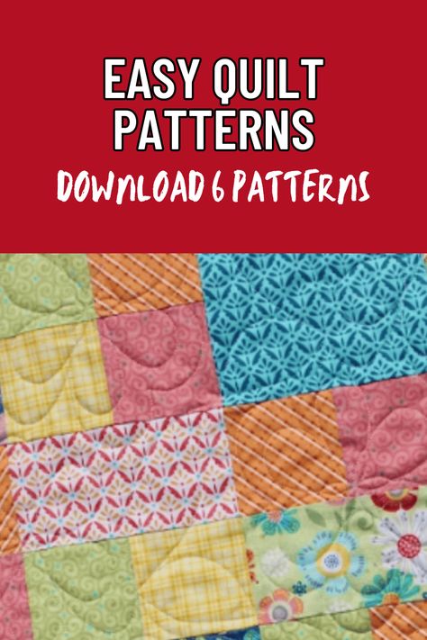 Explore a delightful selection of easy quilt patterns ideal for quilters of all skill levels. These designs offer straightforward instructions, making it a breeze to create stunning quilts. Whether you're a beginner or looking for a quick project, our easy quilt patterns will inspire you to craft beautiful, cozy quilts effortlessly. Start your quilting journey now! Big Easy Quilt Pattern, Throw Sized Quilt Pattern, Free 3yard Quilt Patterns, Easy King Quilt Pattern, Quilts With Squares And Rectangles, Handsewn Quilts For Beginners, Simple Lap Quilt Patterns, Rail Quilt Pattern Simple, Beginner Queen Size Quilt Patterns