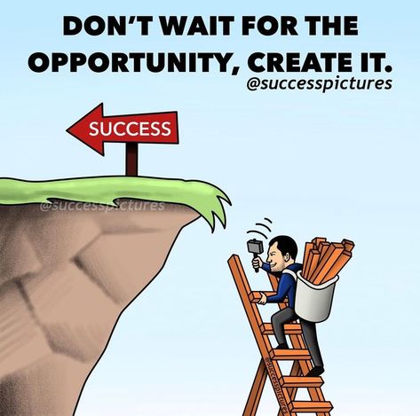 This is Deep! on Twitter: "DON’T WAIT FOR RHE OPPORTUNITY, CREATE IT.… " Motivational Pictures With Deep Meaning, Pictures With Deep Meaning, Success Pictures, Meaningful Pictures, Motivational Images, One Picture, Motivational Picture Quotes, Life Quotes Pictures, Genius Quotes