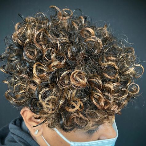 Men Dyed Hair Curly, Frosted Tips On Curly Hair Men, Curly Hair Colour Ideas Men, Curly Blonde Highlights Men, Hair Colour For Curly Hair Men, Colored Curly Hair Men, Highlights Brown Hair Men Curly, Died Curly Hair Men, Mens Curly Hair With Highlights