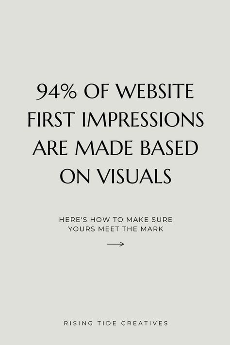 Along with your website font selection and colour palette the most important component of your website design is the images you choose for your website. With 94% of website first impressions being made based on visuals I’m not exaggerating when I say image selection can make the difference between a professional-looking, high-converting website, and a big ol’ mess. Learn how to choose the best images for websites here! Images For Website, Website Quotes, Image Presentation, Ideal Client Avatar, Feminine Business, Coaching Website, Web Design Quotes, Free Web Design, Lead Generation Marketing