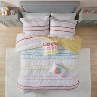 Kids' Bedding Sets : Target Stripe Bedding, Kids Comforters, Urban Habitat, Cotton Comforter Set, Kids Duvet, Kids Duvet Cover, Striped Duvet, Striped Duvet Covers, Comforter Bedding Sets