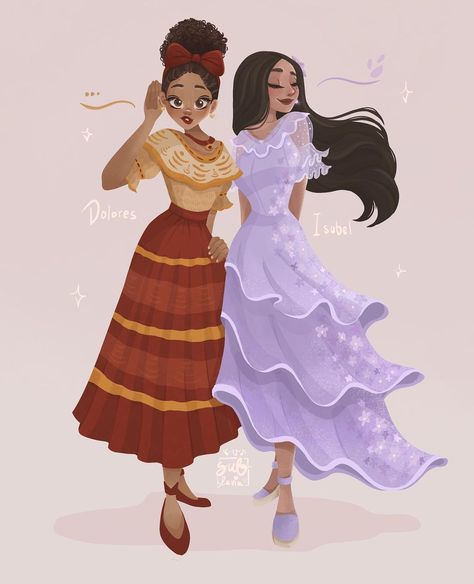 Encanto Fanart Isabela, Dolores Fanart Encanto, Isabela Encanto Fanart, Encanto Dolores Fanart, Dolores Encanto Fanart, Isabella Encanto Fanart, Dolores And Isabela, Isabella Madrigal Fanart, Encanto Isabela Fanart