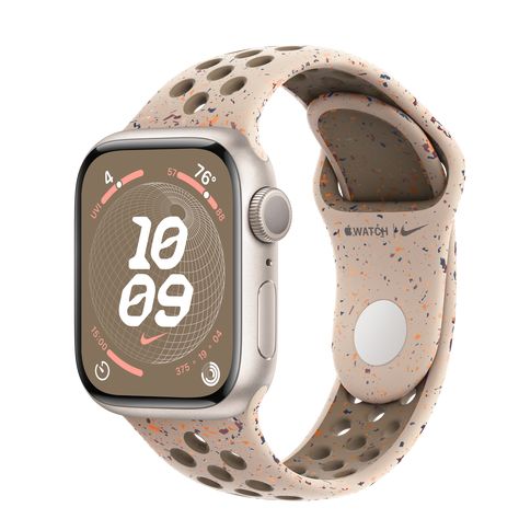 Buy Apple Watch Series 9 GPS, 41mm Starlight Aluminum Case with Desert Stone Nike Sport Band - M/L Series 7 Apple Watch, Nike Watch, Apple Watch Fashion, Apple Watch Series 8, Apple Watch Series 6, Apple Watch Nike, Bracelet Apple Watch, Apple Watch Series 5, Outdoor Sunglasses