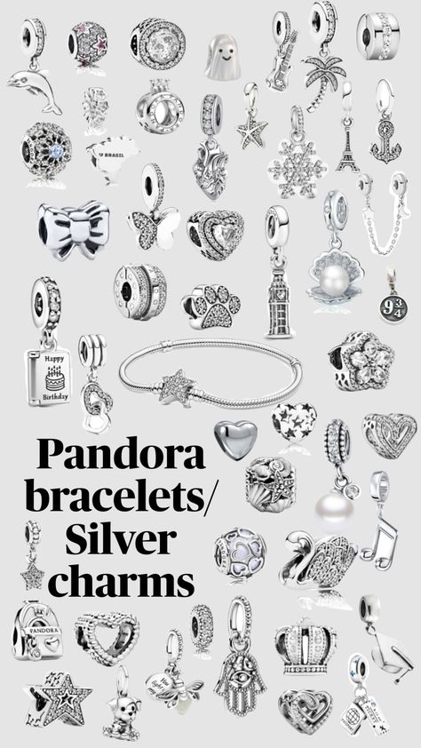 #pandora Pandora Charms Pink, Pandora Bracelet Charms Ideas, Pandora Bracelet Designs, Pandora Bracelet Silver, Pandora Armband, Pandora Jewelry Charms, Charms Pandora, Bracelet Pandora, Wrist Jewelry