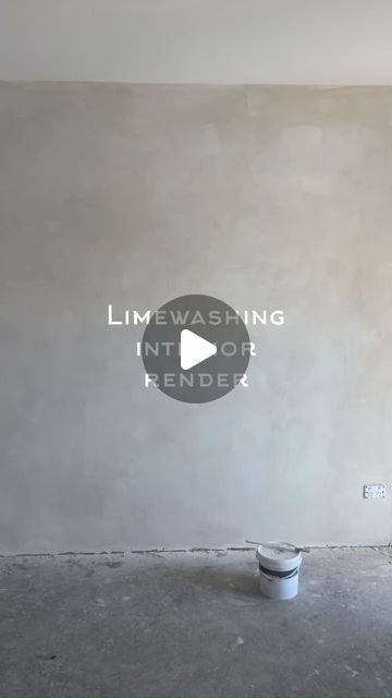 Lakehouse Gold Coast on Instagram: "Four easy steps to lime wash interior rendered walls! We used the colour Mykonos from #bauwerk #limewash #renovation #featurewall" Lime Wash Walls Beige, Rendered Walls Interior, Bedroom Inspirations Limewash, Farrow And Ball Limewash Paint, Lime Wash Wall Bedroom, Lime Plaster Walls Interiors Bedroom, Rendered Interior Walls, Lime Washed Bathroom, Lime Washed Painted Walls