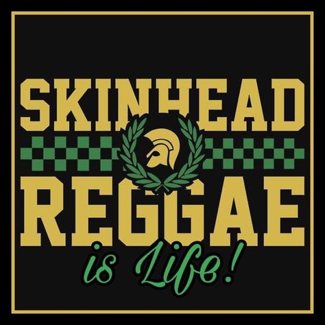 Skinhead, Reggae, Trojan, Way Of Life Ska, Skinhead Style, Skinhead Tattoos, Skinhead Reggae, Oldschool Tattoo, Classic Dance, Skinhead Fashion, Way Of Life, Childhood Memories