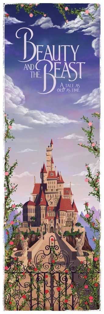 pixalry:  Classic Disney Castle Series - Created by Ben Harman  You can follow this artist on Instagram and Twitter. Beast's Castle, Castle Series, Castle Drawing, Disney Time, Belle And Beast, Animation Storyboard, Belle Beauty And The Beast, Belle Disney, Disney Magic Kingdom