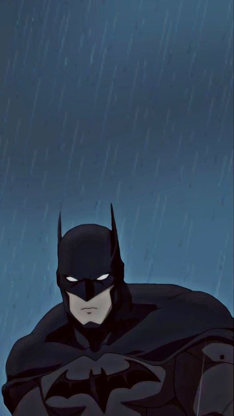 Dcamu Wallpaper, Aesthetic Batman, Nightwing Wallpaper, Batman Aesthetic, Batman Comic Wallpaper, Batman Cartoon, Standing In The Rain, Batman Pictures, Batman Poster