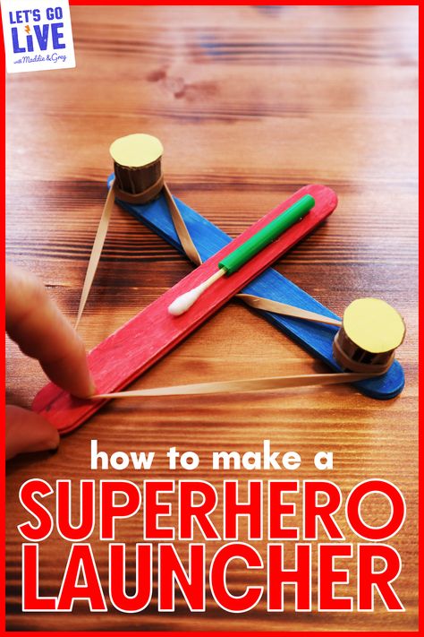 Super Hero Themed Crafts, Super Hero Games For Kids Activities, Super Hero Science Activities, Superhero Science Activities, Superhero Science Experiments, Superhero Stem Activities, Marvel Crafts For Kids, Super Hero Crafts For Kids, Superhero Preschool Activities