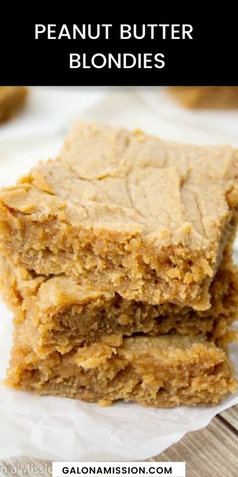 Using Peanut Butter, Blondies Peanut Butter, Pb2 Dessert Recipes, Cookies In A Pan Recipes, Easy Dessert Peanut Butter, Peanut Butter Cookies Recipe Easy, Peanut Desserts Easy, Pb Desserts Easy, Easy Dessert Recipes Peanut Butter