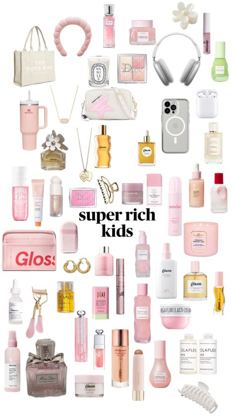Skin Care For Kids, Rich Skincare, Makeup Products For Teens, Xmas List Ideas, Preppy Products, Girly Christmas Gifts, Preppy Birthday Gifts, School Bag Essentials, Preppy Gifts