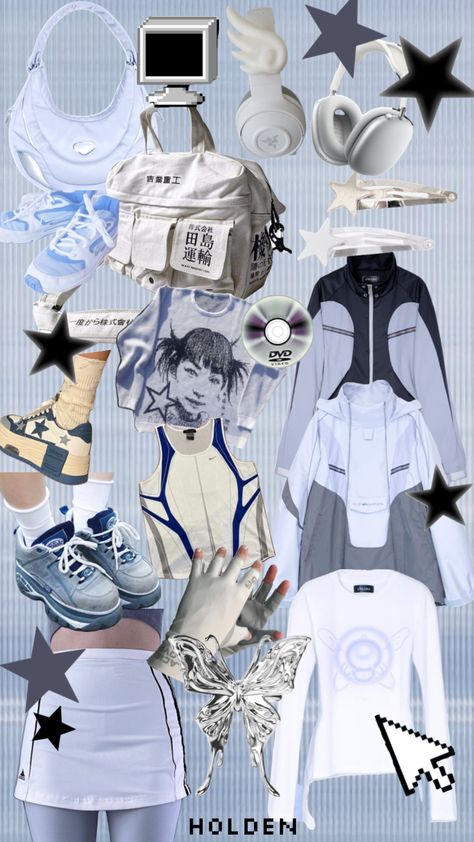 Kawaii, Kid Core Outfits, Cybercore Y2k, Y2k Cybercore, Futuristic Outfits, Futurism Fashion, Techno Outfit, Cybercore Aesthetic, Cyberpunk Aesthetic