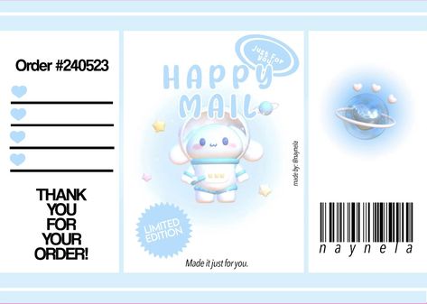 Tela, Happy Mail Template, Kpop Hello Kitty, Stickers Kuromi, Happy Mail Printable, Hello Kitty Cinnamoroll, Photocards Kpop, Paper Doll Printable Templates, Mail Template