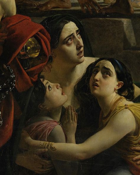 The Last Day Of Pompeii, Karl Bryullov, Emotional Painting, Baroque Painting, Seni 2d, Rennaissance Art, Art Sacre, Baroque Art, Historical Painting