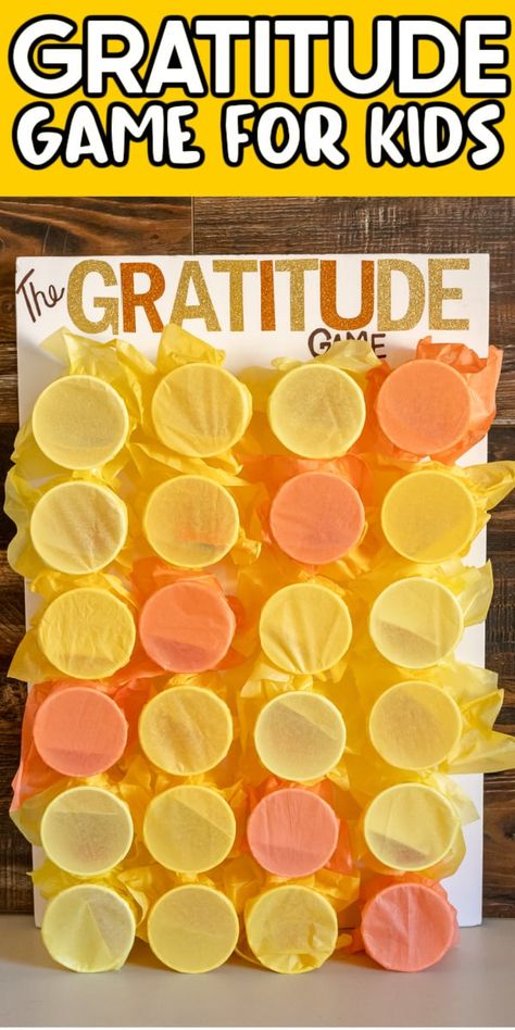 Gratitude Gifts Diy, Thanksgiving Gratitude Game, Thanksgiving Gratitude Ideas, Thanksgiving Youth Activities, Gratitude Activities For Preschoolers, Thanksgiving Social Emotional Activities, Gratitude Crafts For Adults, Gratitude Lessons Elementary, Gratitude Activities For Teens