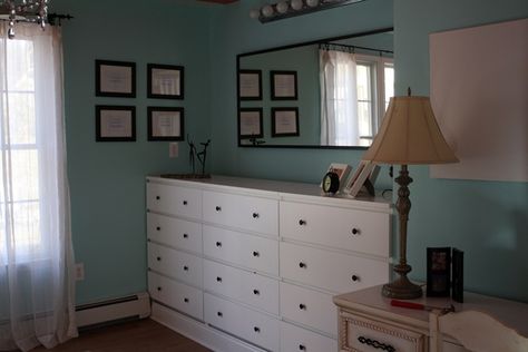 IKEA Hackers: Malm dressers, made fancy Malm Transformation, Dressers Side By Side, Ikea Dressers, Classy Dresser, Malm Hack, Malm Ikea, Malm Drawers, Ikea Malm Hack, Ikea Dresser Hack