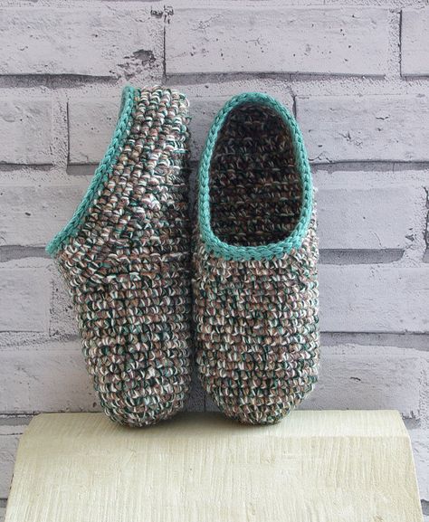 crochet slippers, crochet clogs, crochet mules, warm and cosy slippers, handmade slippers, clog style slippers, ready to ship, UK seller Crochet Clogs, Slippers Free Pattern, Clog Style, Slippers Crochet, Crochet Wearables, Handmade Slippers, Sock Booties, Clogs Style, Clog Slippers