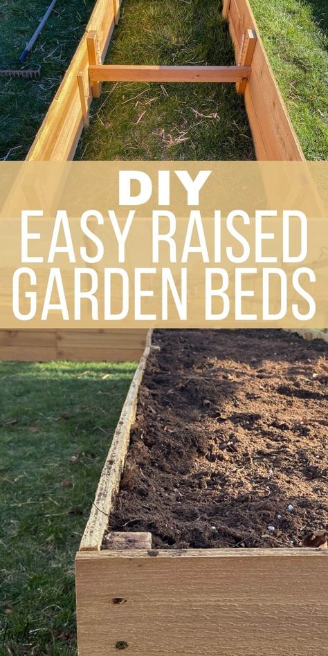 How to build easy DIY raised planter boxes for your garden, patio, and more. We built 11 of these for under 300 dollars! Outdoor Planters Diy Wood, Outdoor Planter Boxes Raised Beds, Wood Vegetable Garden Planter Boxes, Outdoor Garden Planter Boxes, Diy Fruit Garden, Vegetable Garden Boxes Diy, How To Make Garden Boxes Raised Planter, Raise Planter Boxes, Build Planter Boxes Diy Projects