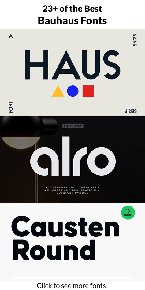 Font Styles For Logo, Bauhaus Branding Design, Vintage Logo Font, Bauhaus Font Typography, Bauhaus Layout Design, Classic Graphic Design Style, Classic Typography Design, Modern Bauhaus Graphic Design, Typeface Logo Design