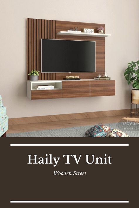 Wall mount TV Units in your living room add so much beauty. In modern tmes, TV units have become a mandatory piece of furniture in every household. #livingroomdecor #livingroomfurniture #Tvunits #decor #decorideas #furniture #furniturefor livingroom #wallmount #wallmounttvunits #interior #interiors #interiorideas. Wall Mount Tv Unit Design Modern, Tv Wall Decor In Bedroom, Wall Tv Design Modern, Lcd Panel Designs Tv Wall Mount, Interior Tv Unit Design, Tv Panel Design For Small Bedroom, Tv Panels For Bedroom, Tv Units In Bedroom, Lcd Wall Design Living Room Tv