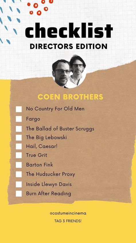 Burn After Reading, Coen Brothers, Brothers Movie, Foreign Movies, Graphic Design Infographic, Movie Directors, True Grit, Foreign Film, Future Jobs