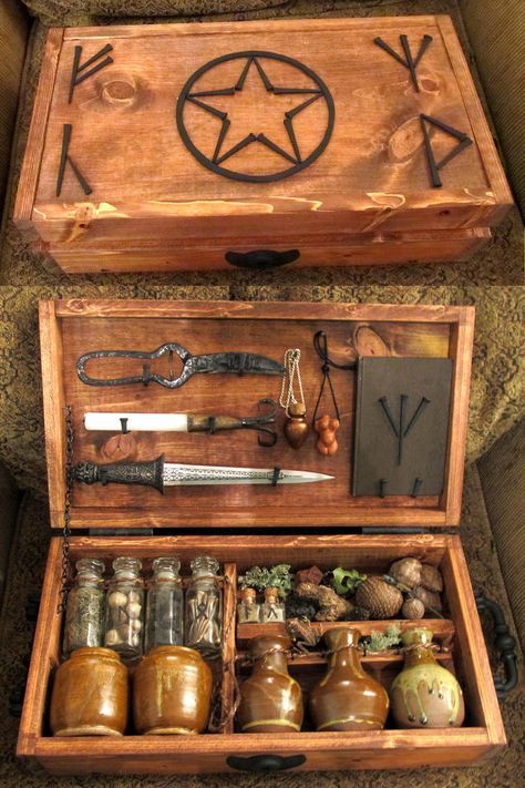 Witches Brew Kit by zimzim1066 Kule Ting, Arte Occulta, Magia Das Ervas, Pagan Crafts, Witches Altar, Idee Cosplay, Witchy Crafts, Wicca Witchcraft, Witch Aesthetic