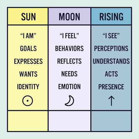 SANCTUARY on Instagram: “Your sun, moon, and rising signs are the foundation for learning your personal astrology. ✨ Fill in the blanks and let us know! Don't…” Rising And Moon Sign, Sun Sign Moon Sign, Sun Moon And Rising, Rising Signs, Sun Moon Rising, Astrology Meaning, Moon In Leo, Sign Meaning, Birth Chart Astrology