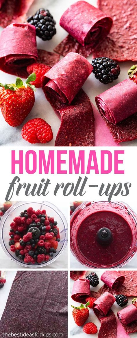 Fruit Roll Ups Homemade, Homemade Fruit Roll Ups, Fruit Leather Recipe, Healthy Homemade Snacks, Cake Light, Fruit Popsicles, Desserts Keto, Fruit Roll, Fruit Roll Ups