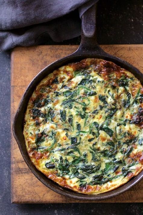 Essen, Spinach Leek, Brunch Favorites, Leek Frittata, Fritata Recipe, Leek Quiche, Egg Frittata, Spinach Frittata, Spinach Quiche