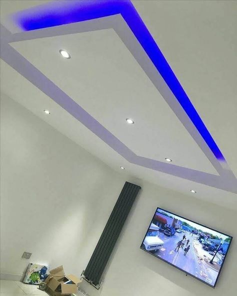 Modern Gypsum Ceiling Design Ideas For Your Home - Engineering Discoveries Gypsum Ceiling Design, Plafon Gypsum, False Ceiling Living Room, False Ceiling Bedroom, New Ceiling Design, Gypsum Ceiling, Interior Ceiling Design, Ceiling Design Ideas, Pop False Ceiling Design