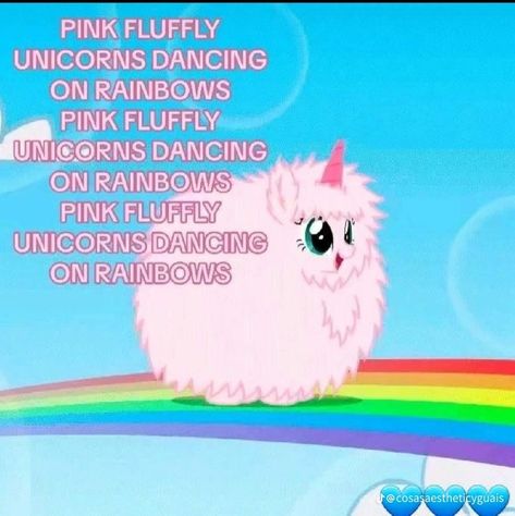 Pink flufy unicorns dancing on rainbow Pink Fluffy Unicorns Dancing On Rainbows, Rainbow Unicorn Wallpaper, Fluffle Puff, Fluffy Unicorn, Fluffy Puff, Unicorn Drawing, Unicorn Pictures, Unicorn Wallpaper, Mental State