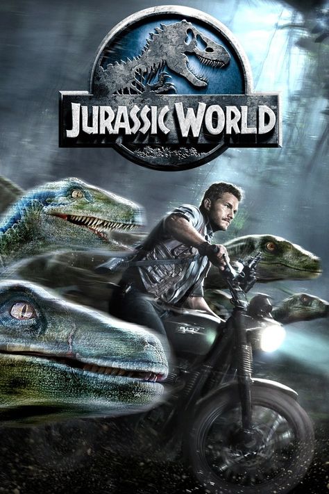 I caught this movie on cable the other night.  I thought I had seen all of the Jurassic Park movies, but I was wrong.  I had never seen this one, and it became my favorite of them all.  #moviereview Jurassic World Movie Poster, Jurassic World Chris Pratt, Dinosaur Theme Park, Jurassic World Movie, Jurassic World 2015, Irrfan Khan, Vincent D’onofrio, Jake Johnson, Animal Attack