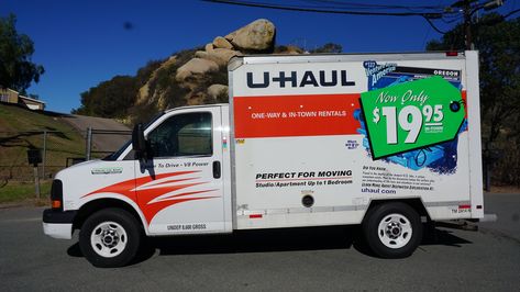 u-haul Uhaul Truck, U Haul Truck, Childhood Aesthetic, Truck Festival, The Long Goodbye, Driver Job, Box Van, Moving Truck, Moving Packing