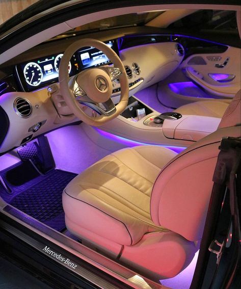 Inside Lights, E60 Bmw, Dream Cars Mercedes, Inside Car, Luxury Cars Rolls Royce, New Luxury Cars, Luxury Sports Cars, Mercedez Benz, Luxury Car Interior