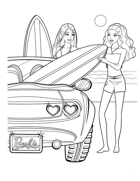 Barbie Life In the Dreamhouse Coloring Pages – From the thousand images online in relation to barbie life in the dreamhouse coloring pages , we picks the best series along with best resolution only for you all, and now this pictures is one of images choices in this greatest graphics...  #cartoon #coloring #pages Sleeping Beauty Coloring Pages, Family Coloring Pages, Free Barbie, Barbie Drawing, Barbie Coloring Pages, House Colouring Pages, Barbie Coloring, Summer Coloring Pages, Mermaid Coloring Pages