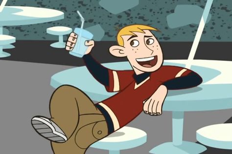 Ron with a drink Disney, Ron Stoppable, Disney Tv, Kim Possible, Main Character, A Drink, Main Characters, Family Guy, Tv