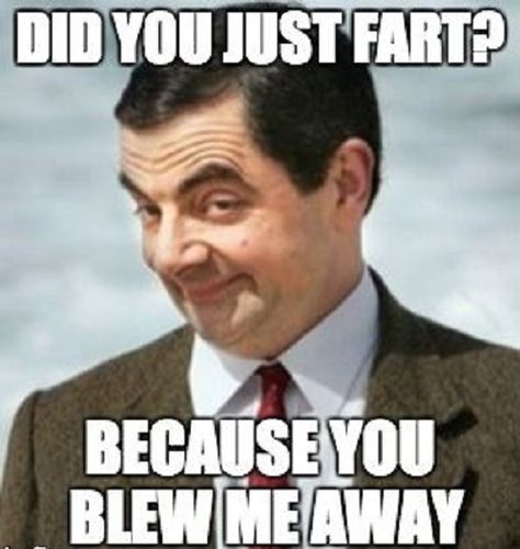 Pick Up Lines, Humour, Mr Bean Memes, Mr Bean Funny, Fart Jokes, Love You Meme, Fart Humor, Mr Bean, Memes Sarcastic